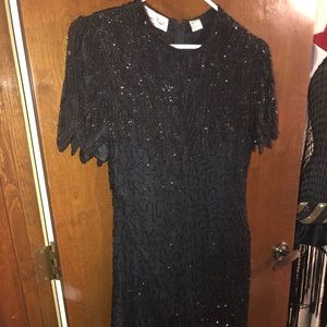 Beautiful black sequin dress